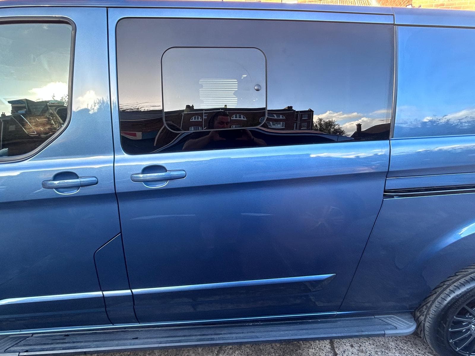 VW Transporter door panel clean